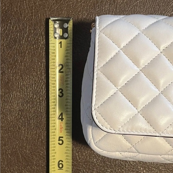 VERSACE WHITE NAPPA LEATHER QUILTED MEDUSA FLAP SHOULDER BAG BRAND NEW - Picture 14 of 16